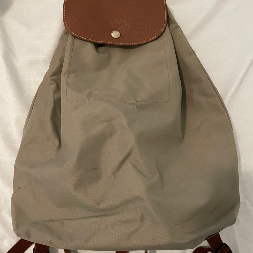 Relist - Longchamp Le Pliage Drawstring Backpack - Rare find